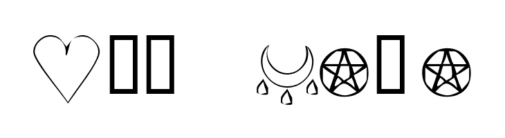 KR Wiccan Symbols  Free Fonts Download