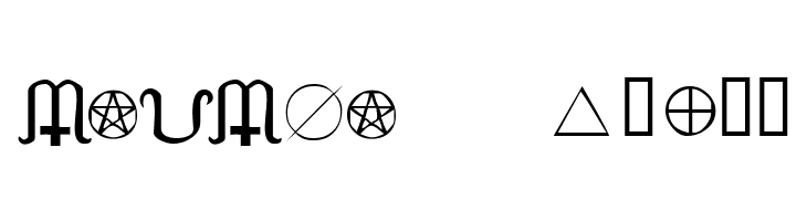 KR Wiccan Symbols  Free Fonts Download