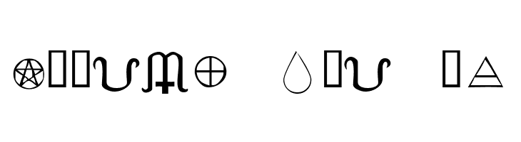 KR Wiccan Symbols  Free Fonts Download