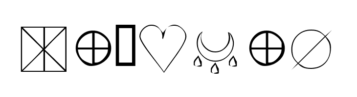KR Wiccan Symbols  Free Fonts Download