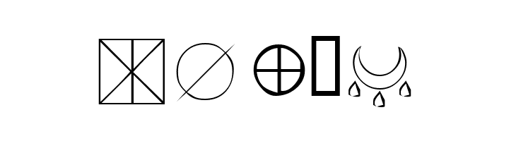 KR Wiccan Symbols  Free Fonts Download