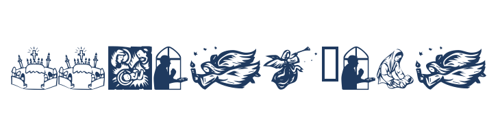 KR Christmas Dings 2004 Four font — Lorem ipsum body text preview