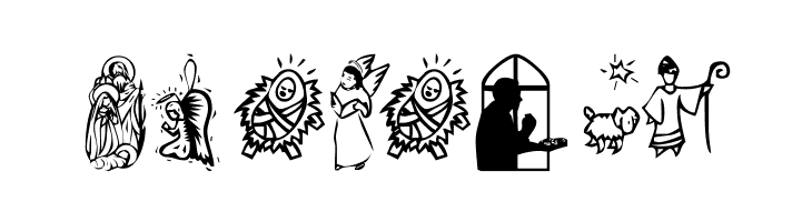 KR Christmas Dings 2004 Four  Free Fonts Download