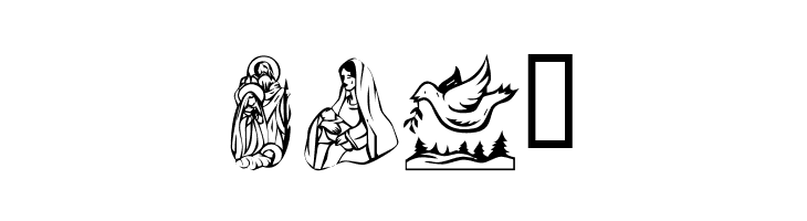 KR Christmas Dings 2004 Four  Free Fonts Download