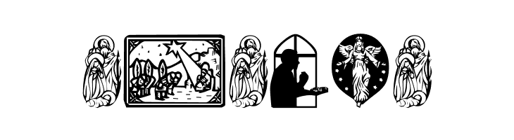 KR Christmas Dings 2004 Four  Free Fonts Download