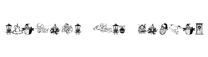 KR Christmas Dings 2004 Three  Free Fonts Download