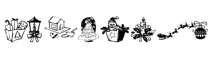 KR Christmas Dings 2004 Three  Free Fonts Download