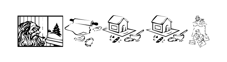 KR Christmas Dings 2004 Three  Free Fonts Download