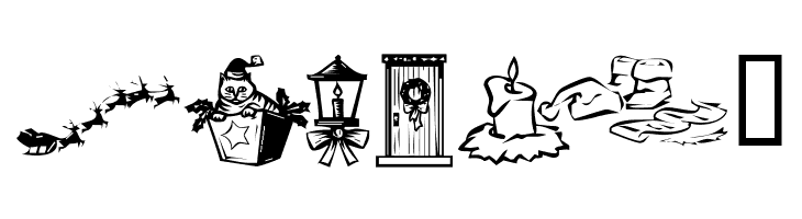 KR Christmas Dings 2004 Three  Free Fonts Download