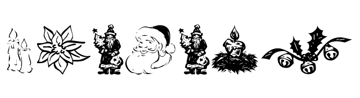 KR Christmas Dings 2004 Six  Free Fonts Download