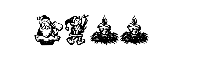 KR Christmas Dings 2004 Six  Free Fonts Download