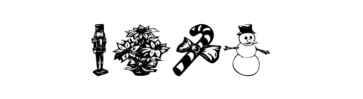 KR Christmas Dings 2004 Six  Free Fonts Download