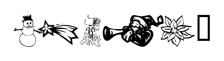 KR Christmas Dings 2004 Six  Free Fonts Download