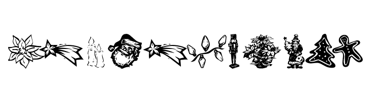 KR Christmas Dings 2004 Six  Free Fonts Download