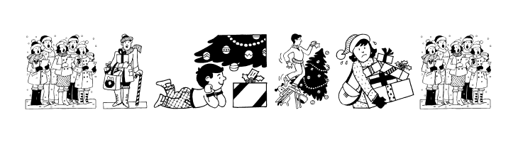 GE Comical Christmas  Free Fonts Download