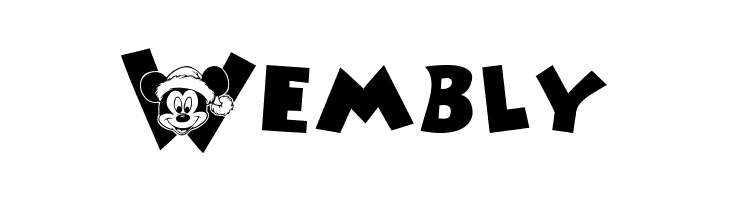 Mickey's Merry Christmas  Free Fonts Download