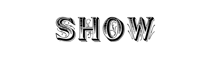 Showboat  Free Fonts Download