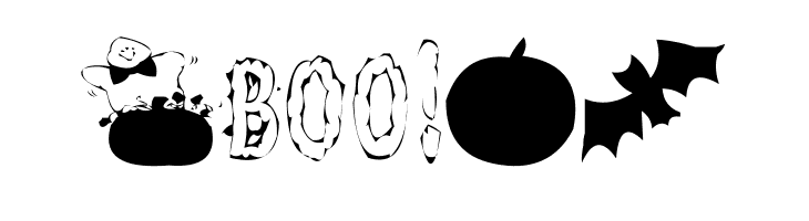AEZ halloween dingbats  Free Fonts Download