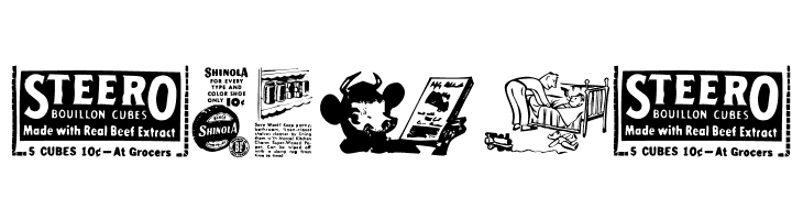 Old Time Ad Dings One  Free Fonts Download