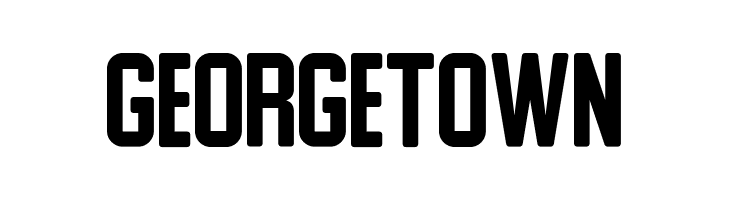 GEORGETOWN Ponter Rounded Font