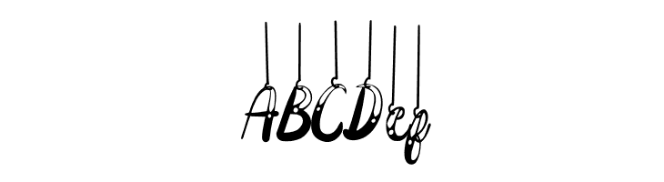 Hanging Darling  Free Fonts Download