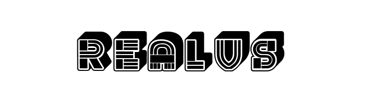 Rude 3D Regular  Free Fonts Download