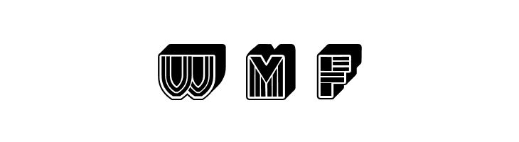 Rude 3D Regular  Free Fonts Download