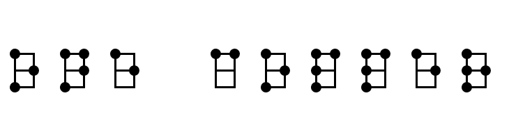 braille pinboard hc  Free Fonts Download