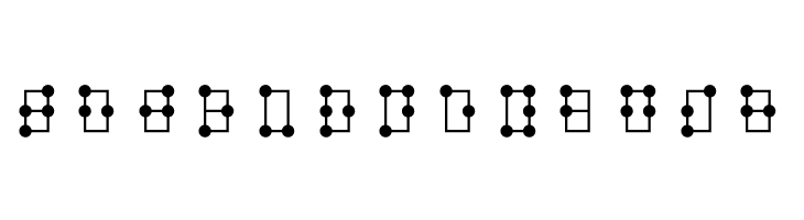 braille pinboard hc  Free Fonts Download
