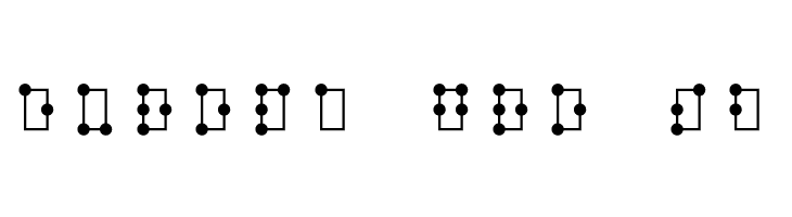 braille pinboard hc  Free Fonts Download
