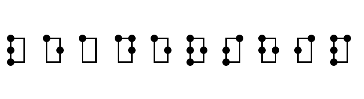 braille pinboard hc  Free Fonts Download