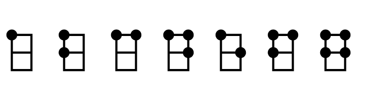 braille latin hc  Free Fonts Download