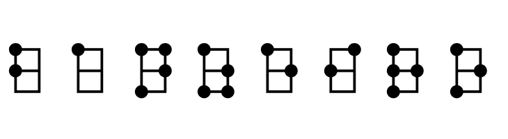 braille latin hc  Free Fonts Download