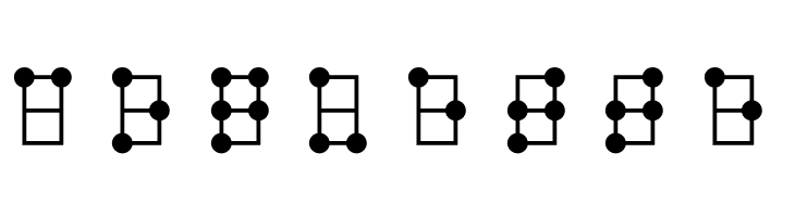 braille latin hc  Free Fonts Download