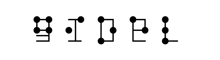 braille latin hc  Free Fonts Download
