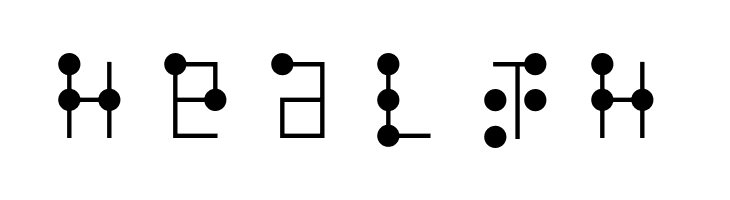 braille latin hc  Free Fonts Download