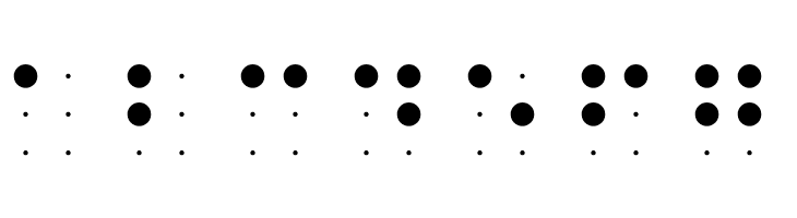 braille grid hc  Free Fonts Download