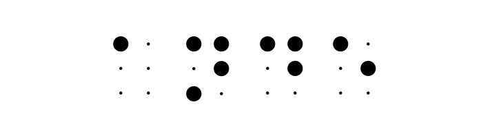 braille grid hc  Free Fonts Download