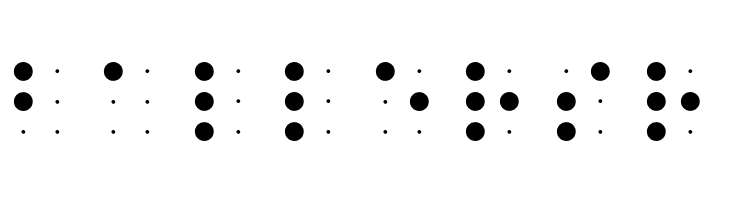 braille grid hc  Free Fonts Download