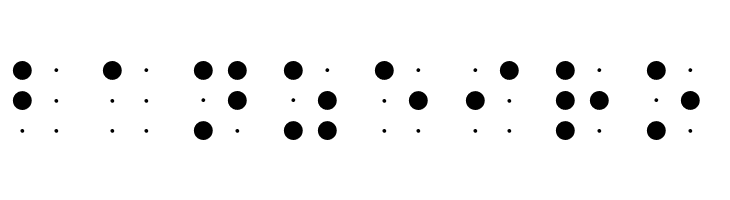 braille grid hc  Free Fonts Download
