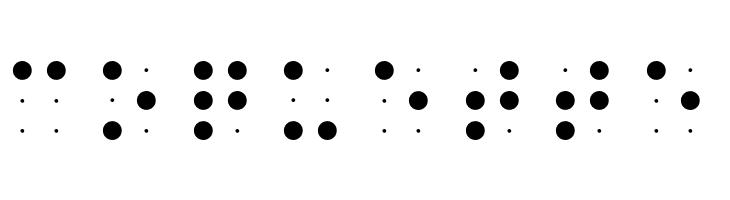 braille grid hc  Free Fonts Download