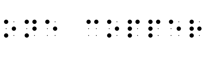 braille grid hc  Free Fonts Download