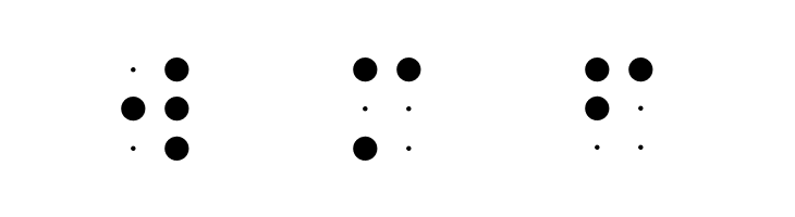 braille grid hc  Free Fonts Download