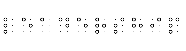 braille grid hc  Free Fonts Download