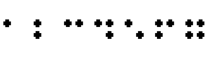 Braille pixel hc  Free Fonts Download