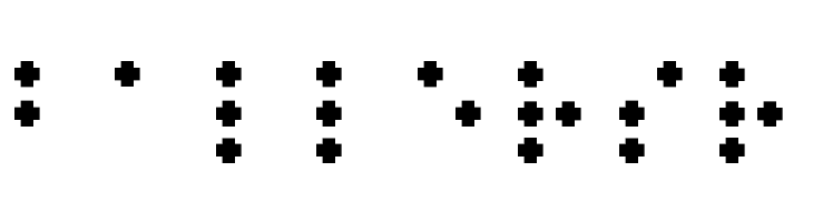 Braille pixel hc  Free Fonts Download