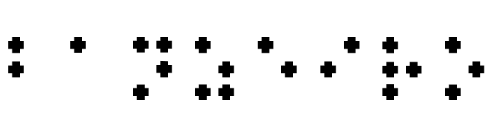 Braille pixel hc  Free Fonts Download