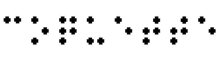 Braille pixel hc  Free Fonts Download