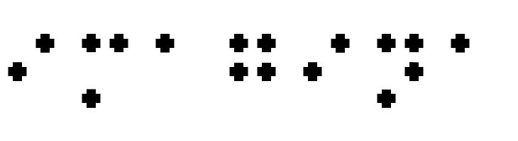 Braille pixel hc  Free Fonts Download