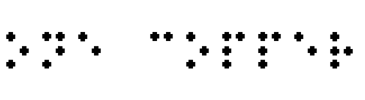 Braille pixel hc  Free Fonts Download